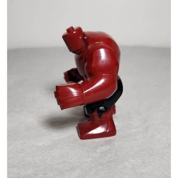 Marvel 2.75" Red Hulk Big Figure (Missing Hair) Pre-owned - Picture 3 of 6